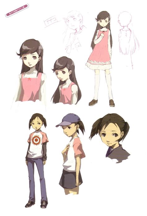 Persona 4- Nanako | Persona 4, Concept art characters, Persona