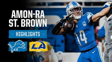 Highlights from Amon-Ra St. Brown's CLUTCH playoff performance | Lions ...