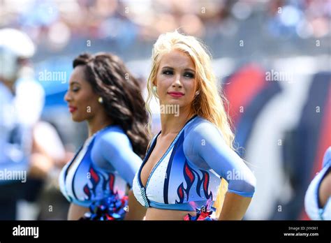 August 19, 2017: Tennessee Titans cheerleaders during an NFL pre-season ...