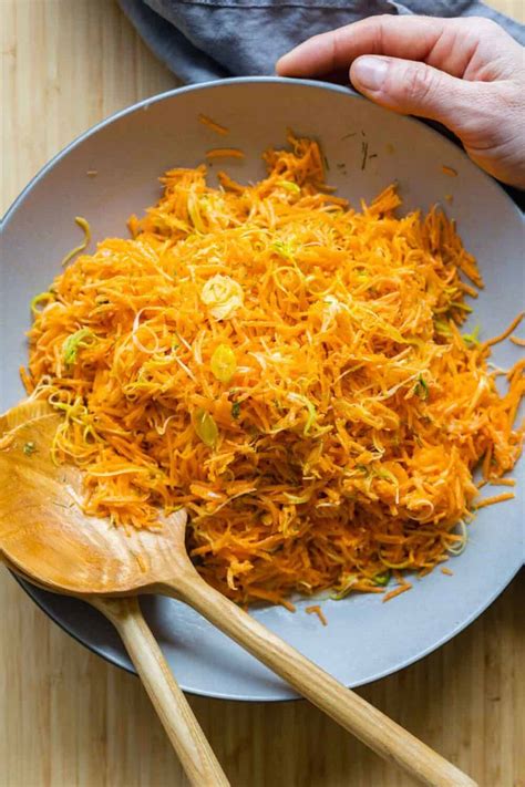 Easy Grated Carrot Salad - Green Healthy Cooking