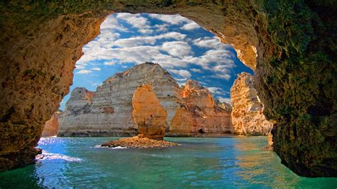 Ponta da Piedade, in der Nähe von Lagos, Portugal - Bing Fotos