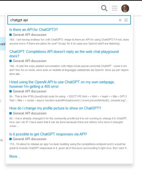 Is there any api for chat gpt? - API - OpenAI Developer Forum