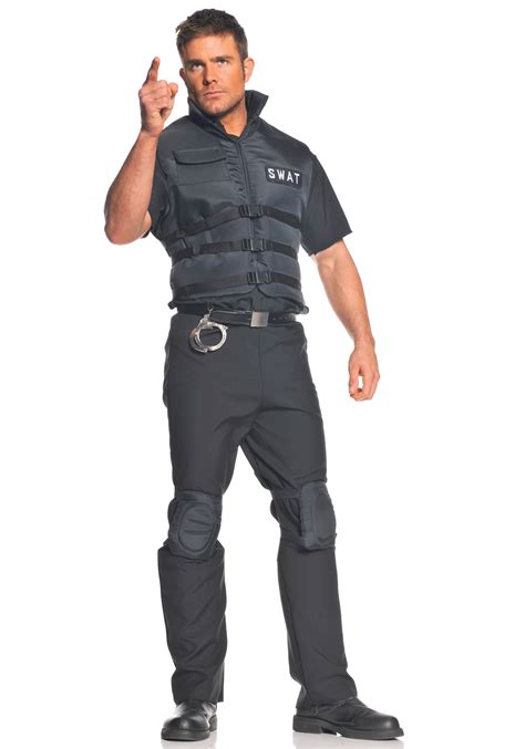 Mens SWAT Officer Costume - Adult SWAT Team Costume