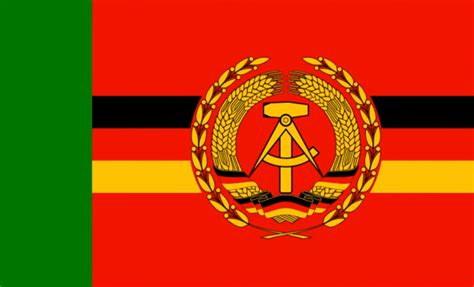 flag of the GDR border-company. : leftistvexillology