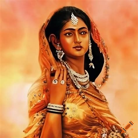 Portrait of an indian person on Craiyon