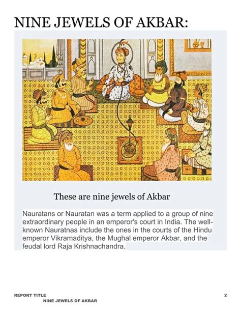 NINE JEWELS OF AKBAR