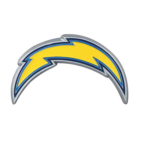 FANMATS NFL - Los Angeles Chargers 3D Molded Full Color Metal Emblem-22605 - The Home Depot