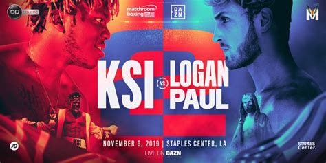 KSI vs. Logan Paul Rematch Lands on DAZN, November 9 - Boxing News