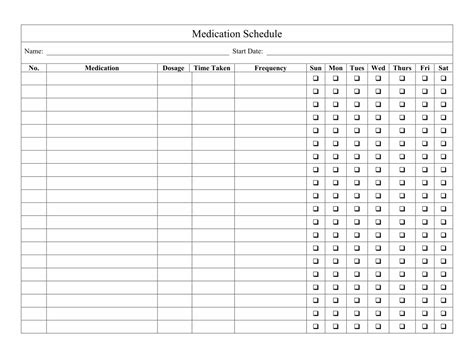 View Printable Daily Medication Schedule Template Pictures Printables | Porn Sex Picture