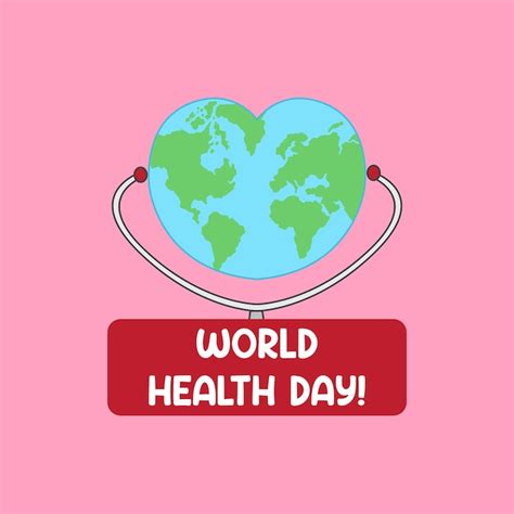 Premium Vector | World heart day poster