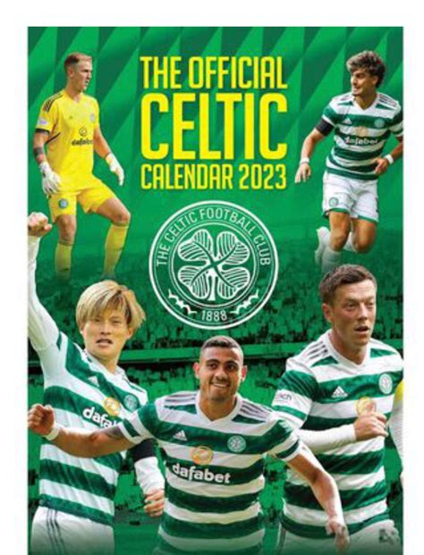 A3 Official Celtic FC 2023 Calendar – Mayors Sports and Menswear