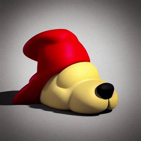 a cartoon dog with a red and yellow hat, an ambient | Stable Diffusion | OpenArt