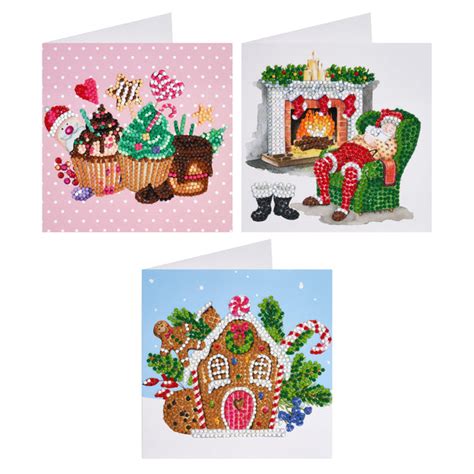 DIY Christmas Cards (3-Pack) – Diamond Art Club