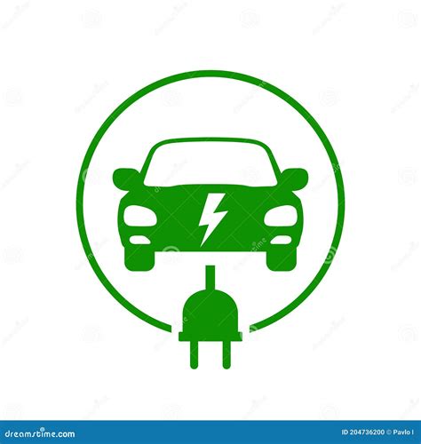 Electric vehicle charging station symbol for autocad - vsaki