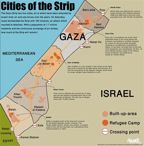 Cities of the Gaza Strip [1978p×2004] : r/MapPorn