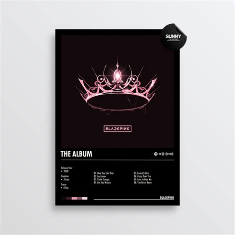 BLACKPINK - THE ALBUM | Album Cover Poster – Sunny Designs Posters