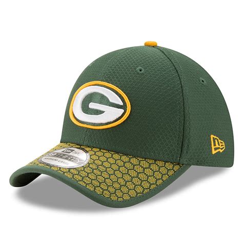 Men's Green Bay Packers New Era Green 2017 Sideline Official 39THIRTY ...