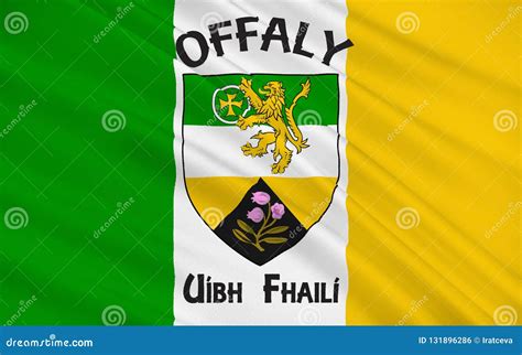 Flag of County Offaly is a County in Ireland Stock Illustration - Illustration of patriotic ...