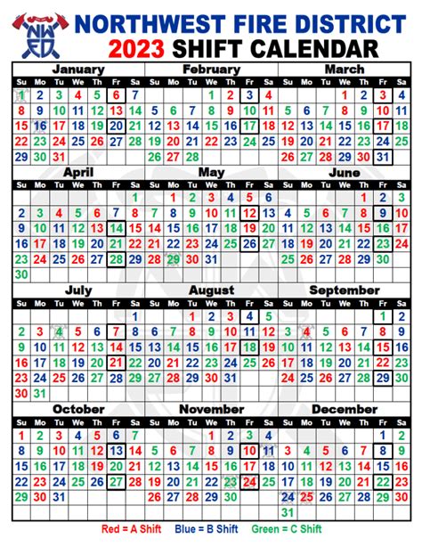 Shift Schedules - Northwest Fire District