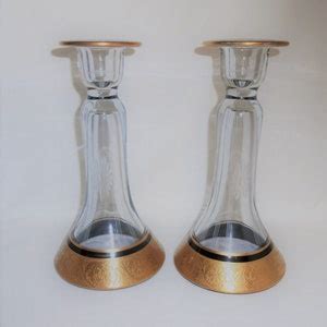 Tiffin, Tiffin Glass, Tiffin Candlesticks, Candle Holders, Antique ...