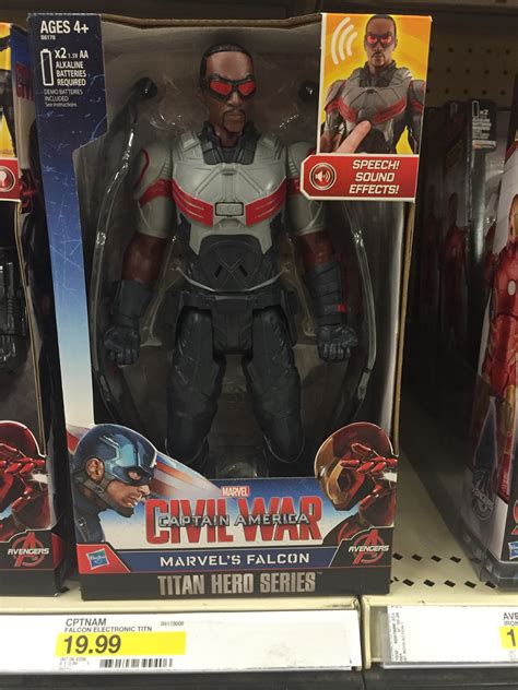 Civil War Titan Hero Falcon & War Machine Released! - Marvel Toy News