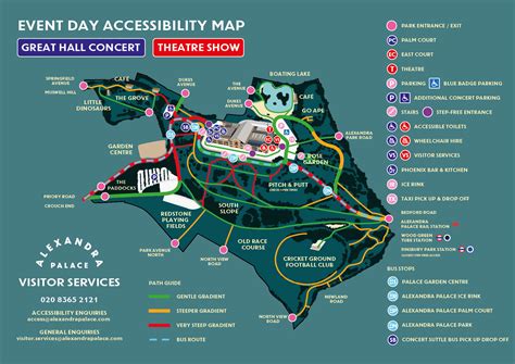 New accessibility maps of Park and Palace