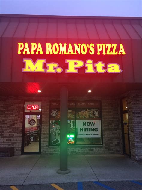 Papa Romano's Pizza & Mr. Pita 39900 Garfield Rd, Clinton Township, MI ...