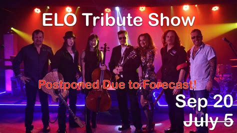 nj arts maven: ELO TRIBUTE BAND CONCERT RAINED OUT, RESCHEDULED