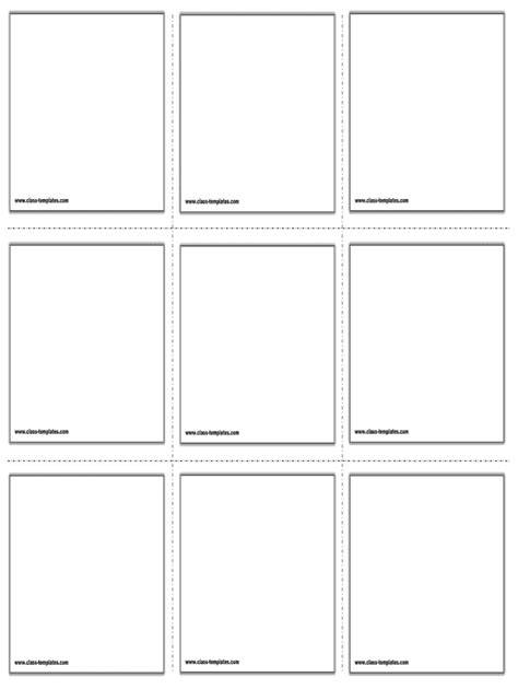 Editable Flashcards Template - Printable Word Searches