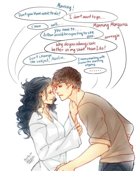 Merlin Fan-Art Merlin x Morgana by PGNO1379 on DeviantArt