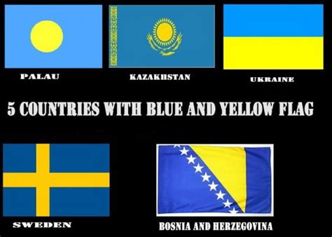 Blue Yellow Flag (Countries, States, Symbols, Meaning and Fact) - Soccergist