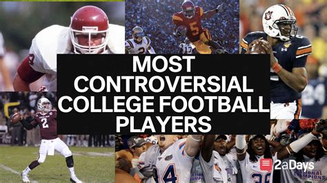 5 Most Controversial College Football Players | News | 2aDays News