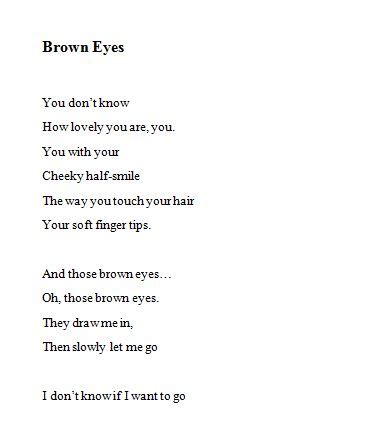 Pin by Cerebral Angeleno on Amor | Brown eye quotes, Eye quotes, Love ...