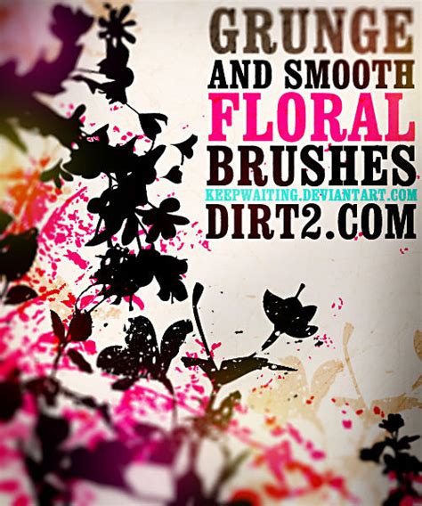 Floral Photoshop Brushes by KeepWaiting on DeviantArt