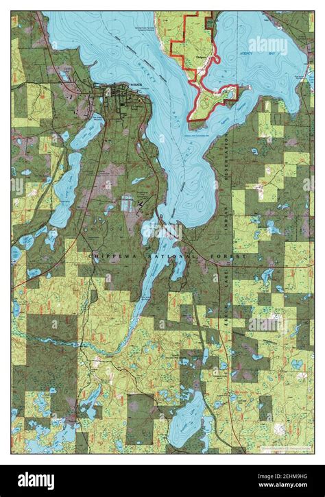 Walker minnesota map Cut Out Stock Images & Pictures - Alamy