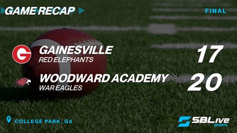 Gainesville vs Woodward Academy Football - Nov 24, 2023 - High School On SI