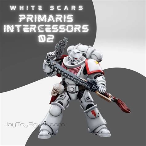 JoyToy WH40K White Scars Primaris Intercessors 02 Brother Batjargal ...