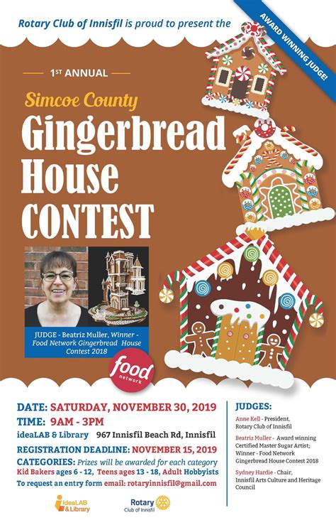 Gingerbread House Contest | Rotary Club of Innisfil