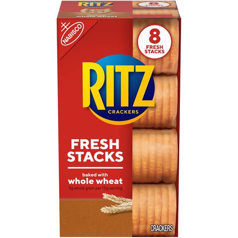 Ritz Fresh Stacks Whole Wheat Crackers, 11.6 Oz, 8 Count - Walmart.com ...