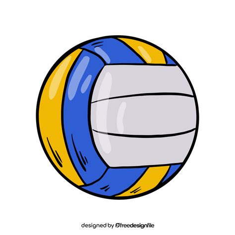 Volleyball Ball clipart vector free download