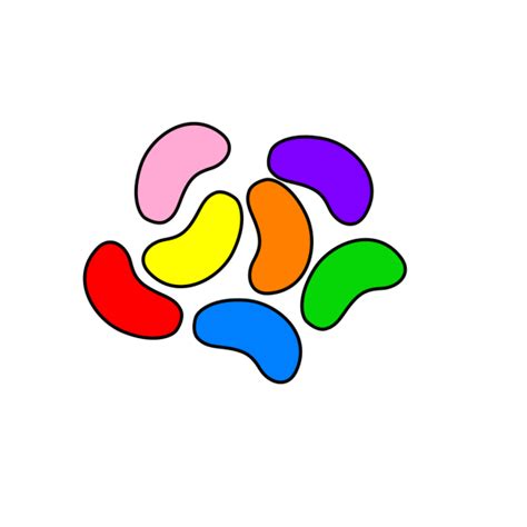 Colorful Jelly Beans PNG, SVG Clip art for Web - Download Clip Art, PNG Icon Arts