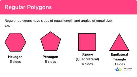 Regular Polygon - GCSE Maths - Steps, Examples & Worksheet