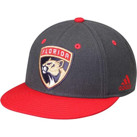 Men's Florida Panthers adidas Gray/Red Two Tone Fitted Hat