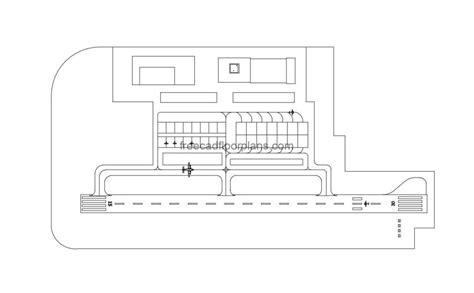 Airport Runway - Free CAD Drawings