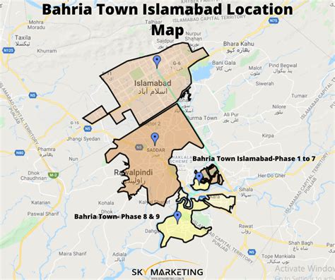 Bahria Town Islamabad (UPDATED) Project Details | NOC | location | map ...