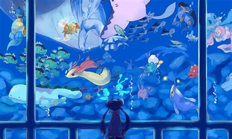 Download Aquarium Water Pokémon Wallpaper | Wallpapers.com