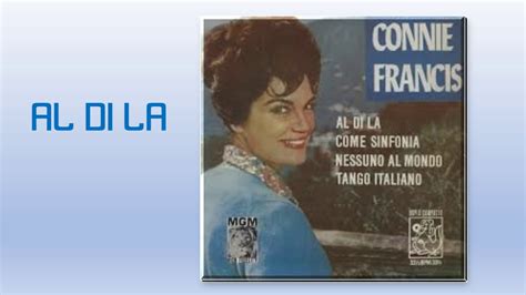 Al Di La/Connie Francis 1962 - YouTube