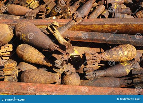 Closeup of Unexploded Ordnance in Rural Laos Stock Image - Image of rural, genocide: 135139379