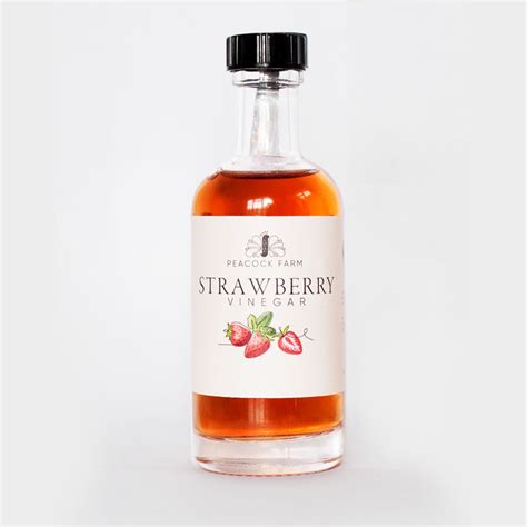 Strawberry Vinegar - Peacock Farm Muston