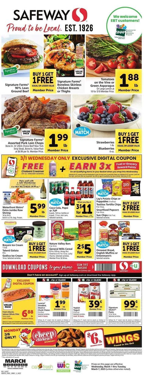 Safeway Weekly Ads & Special Buys from March 1